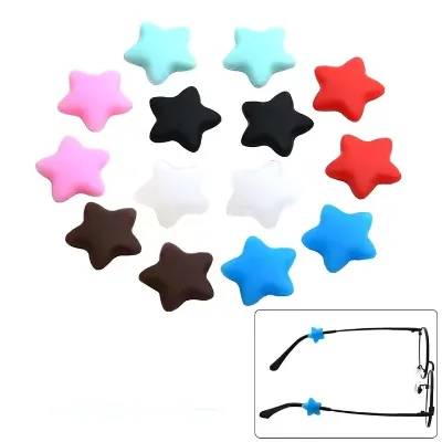 Fashionable Silicone Anti-Slip Ear Sleeves and Hook Ear Clip Fixed Artifact Glasses Accessories