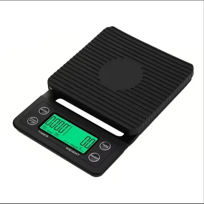 Hot 3kg*0.1g Portable Digital Coffee Scale Mini Multifunction LED Display New Type Office Home Kitchen Timer Hot Sale