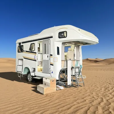 Customized 5.2 Meter Mobile Home RV Camper Box Structure for Light Truck Chassis Mounted