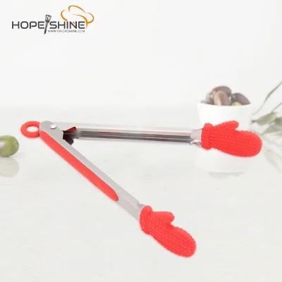 Healthy Helper Silicone Salad Hand Shape Multifunctional Food Safety Tongs