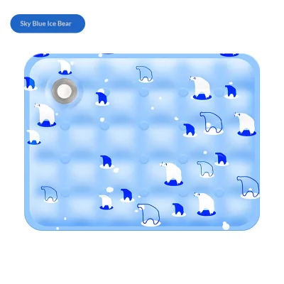 Wholesale Foldable PVC Dog Cooling Mat Plastic Latex Filled Ice Pad Summer Cooling Travel
