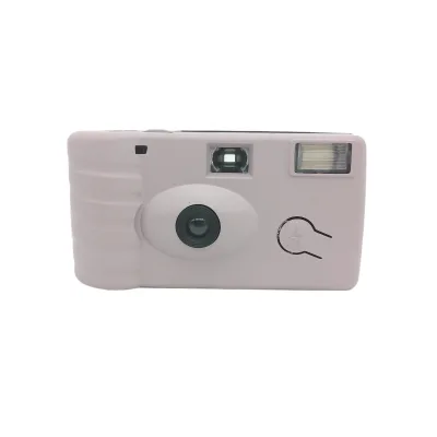 Household Black Pink Blue Retro Design 35mm Disposable Film Camera Customizable Disposable Camera Carbon C41 Film Flash Camera