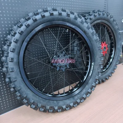 arctic leopard xe pro s Off-road Tires dirt wheels tire set tyres Parts 90/100-16 black Wheels hub 16inch