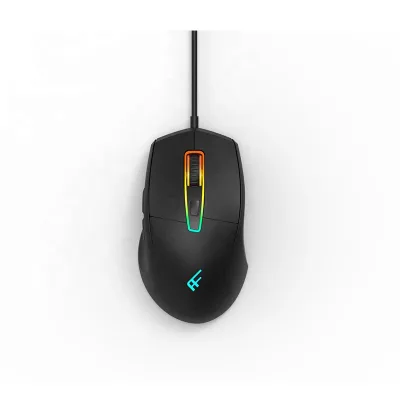 OEM Professional USB Connection RGB Black PAW3327 Sensor USB Optical Wired Gaming Mouse
