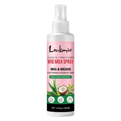 Custom Label Daily Wig Refresher, Leave-In Spray for Human and Synthetic Wigs, Hydrate Shine and Revive