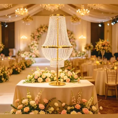 Luxury Restaurant Party Decoration New Metal Iron Wedding Cake Stand Set Gold for Events Dessert Table