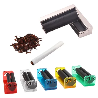 Plastic Portable Mini Manual Cigarette Rolling Machine Rectangular Shape Manufacturer Direct Supply
