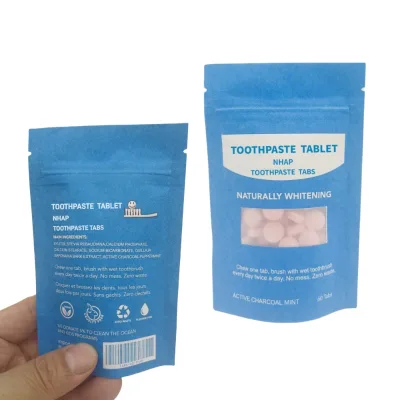 Natural Toothpaste Tablets No Bs - NO Hydroxyapatite, Contains NHA for Remineralization, Whitening and Strengthening Teeth