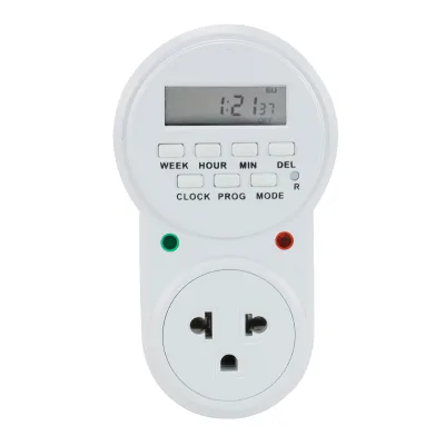 Switching Time Controller Smart Timer Socket Electronic Timer Time Control Switch EU Plug