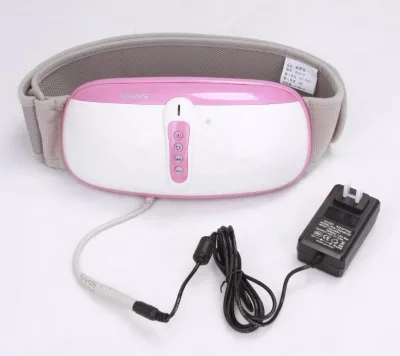 Slimming Electric Inflatable Massage Belt for Women Tourmaline Magnet Hot Moxibustion Pink Muscle Relaxation Timing Control