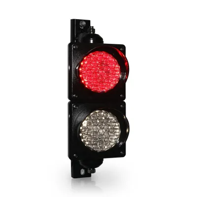 Hot sale 4inch Red White Led Traffic Light for Railway