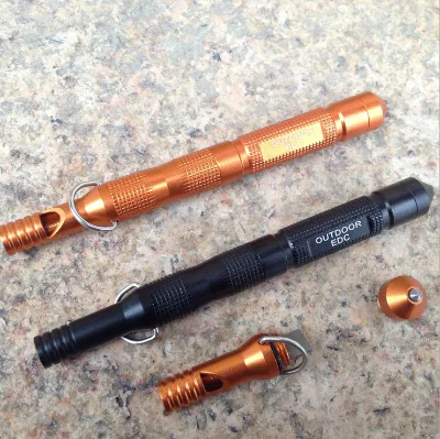 Waterproof Ferro Rod Fire Starter with Tungsten Steel Striker, Emergency Whistle, EDC Camping Hiking Survival Gear