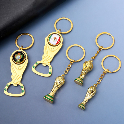 2026 US Canada Mexico Football Match Peripheral  Bottle Opener Trophy Keychain Fans Tavern World Small Gift New Pendant