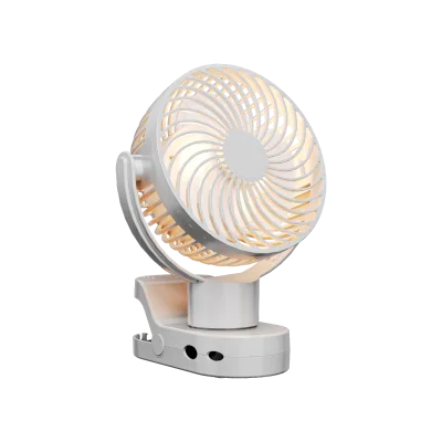 Rechargeable Usb Mini Handheld Table Desk Clip Fan Cooling on Tab New Wireless Portable Loop With 360