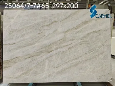 Hot Selling Brazilian Natural White Beige Stone Slabs Taj Mahal Quartzite Slab for Countertop