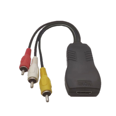 Converts Digital HDMI Video to Analog Aidio and Video HDMI to Composite AV RCA Adaptor Converter
