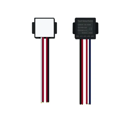Proximity Sensor Double Door Switch DC12V-24V 5A 60W IP22 5-8cm Sensing Range for Staircase