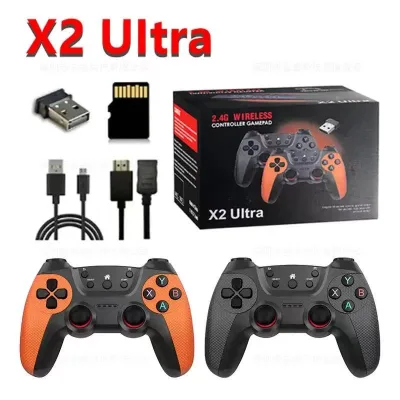 2026 X2 Ultra TV Game Stick 4K Retro Gaming Consoles Family TV Video Game Consoles Classic 64GB 30000 Games for Psp/Ps1
