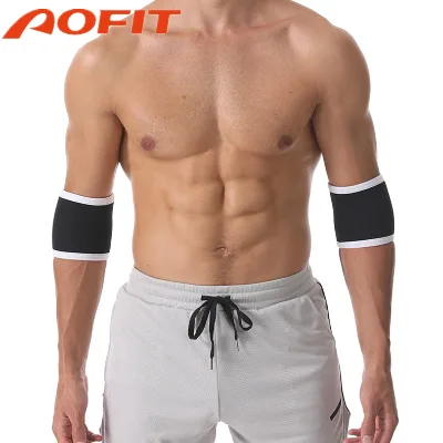 High-Elasticity 7mm Neoprene Short Elbow Sleeve Lifting Powerlifting Fitness Elbow Brace Elbow Guard Upper Arm Strap