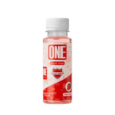 ONE Travel Size Mixed Mouth Wash 100Ml Portable Bottles Assorted Flavor Alcohol Free Fresh Breath Daily Home Travel Mouthwash