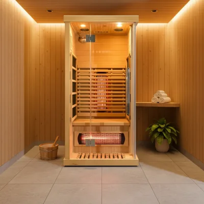Custom Hemlock Far Infrared Steam Room Non-standard Size OEM Sauna Room