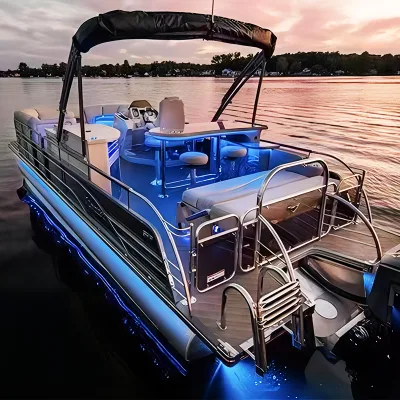2024 Popular Styles Necessary Pontoon Boat on the Island That Can Repace Yacht Fishing Boats