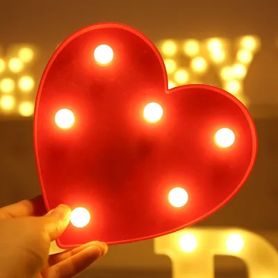 Party Decoration 22cm Height Led Symbol Light Led Mark Light