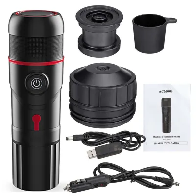 Electric Espresso in Car Coffee Maker Fully Automatic Coffee Machine Portable Espresso Machine In-car Coffee Makers