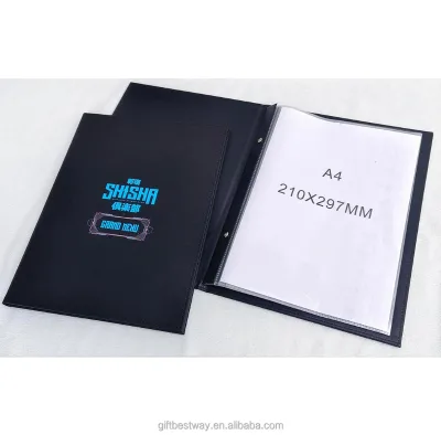 Hot Sale Pu Holders Cheap Plastic Menu Covers