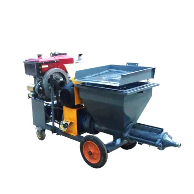 BRZZ Injection Pump Cement diesel HC380 Plaster Spraying Cement Plastering Machine Tools for Wall Rendering Shotcrete Machines