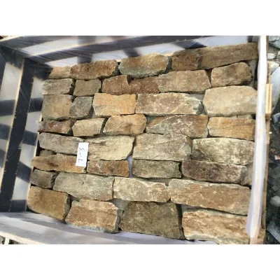 Natural Yellow Quartz Stacked Loose Stone for Exterior Wall Cladding
