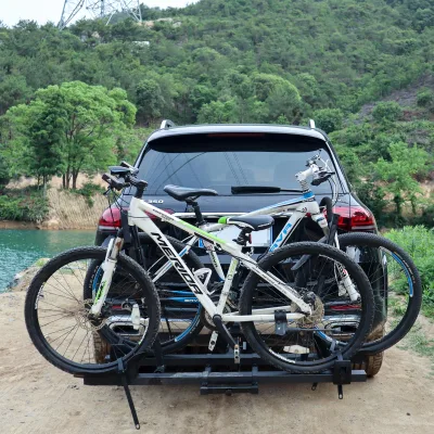 New Model 2-Bike Electric Bike EBike Carrier for Standard, Fat Tire Bicycles, 132 Lbs Capacity
