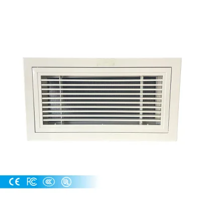 High Quality Factory Price Aluminum Linear Bar Grille Air Supply Ceiling Diffuser for Hotel Hospital Shopping Mall
