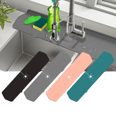 Self-Draining Splash  Waterproof Mats & Pad Eco-friendly Heat-resistant holder  for kitchen bathroom