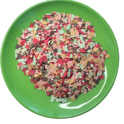 1-3MM 5-8MM 3-5MM Rock Flake Dyed Mica Flake for Interior and Exterior Wall Floor Decoration Pigment Usage Price