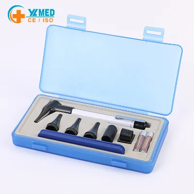 Medical Equipment High-Definition Pocket Size ABS Ear Surgery ENT Otoscopy With 5 Ear Speculums Magnifying Glass