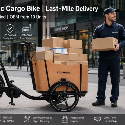 European Popular 3 Wheel Cargo Bike, Heavy Duty Large Capacity Trike for Urban Delivery