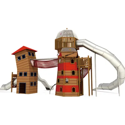 Educational play structures incorporating sensory elements and interactive sound features.