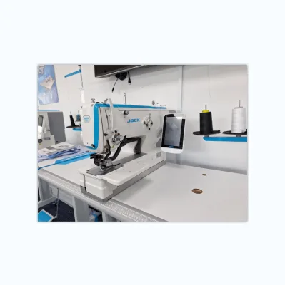 Jack JK-T1790GS Electronic Straight Buttonhole Machine Industrial Automatic Garment Sewing Equipment for Shirt Dress Fabric