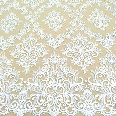 Embroidery Bridal Lace Fabric Wedding Bridal Dress for Party