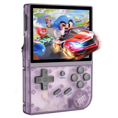 3.5 Inch IPS Screen 32GB+128GB TF Card ANBERNIC RG35XX (2024 Version) Game Console With 10000+ Games, 7 Hours of Playtime