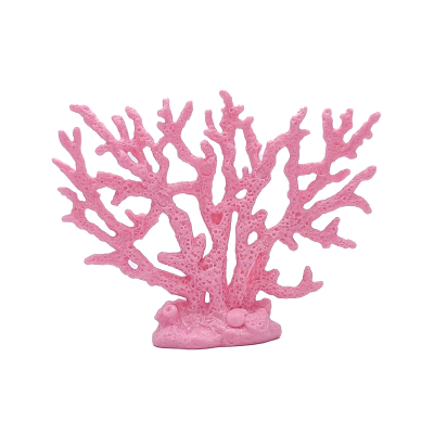 Aquascape Eco-Friendly Iron Marine Aquarium Decoration Plastic Fish Tank Wigwam Shell Simulation Aquatic Plants Coral