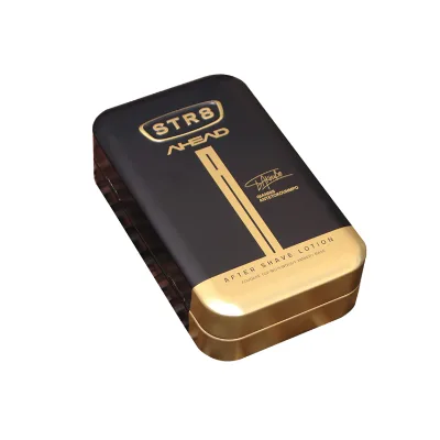 Customized  Perfume Packing Tin Box Metal Perfume Gift Sets Box Metal Box
