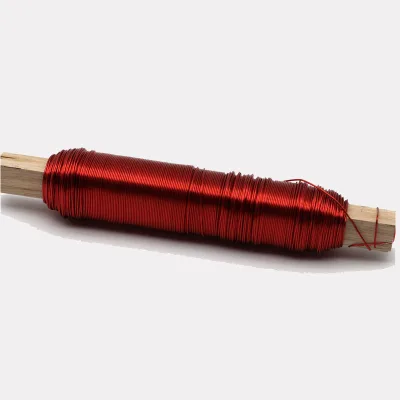 Decorative Lacquered Floral Stem Wire for Bouquet Stem Wrap Artificial Flowers