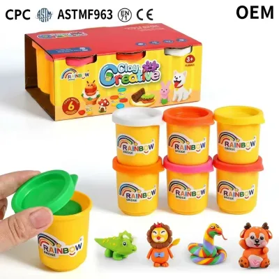Stretchable Tear-Resistant BPA Free Wheat Based Dough Gift Box Pack Independent Exploration Training Toy Primary