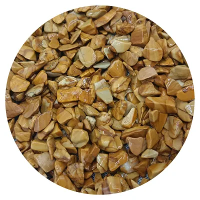 Landscape Natural Bulk Machine Made Polished Yellow Black Snow White Pebbles Cobbles Stone for Garden Epoxy Flooring