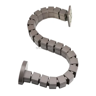 Adjustable Desk Wire Cable Tray Management Spine Square Snake Cable Management Home Office Kitchen Furniture Bed Use