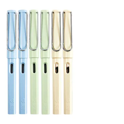 2025 High Quality Custom logo Business Gift Stainless Steel Nib Iridium Calligraphy Metal Fountain Pen for Writing Practice
