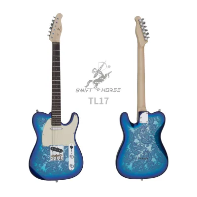 China Wholesale Stringed Instruments Electric Guitar OEM Custom Logo 6 String Electric Guitar for Sale Professional