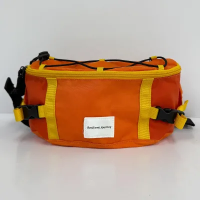 Resilient Journey Custom Unisex Vintage Fanny Pack Lightweight Polyester Water-Proof Waist Bum Bag with Zipper Closure